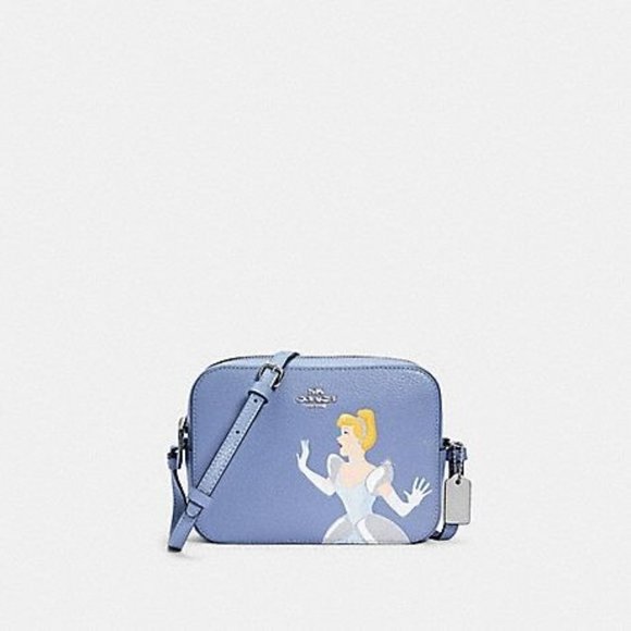 NWT Disney X Coach Princess Cinderella Leather Mini Camera Crossbody Hand Bag - Picture 5 of 8